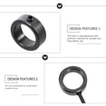 thumbnail image 3 of SHOWERORO 1Jgo Collar De Tope Para Brocas En Carbono Negro Para Profundidad Precisa En Trabajos De Madera, 3 of 6