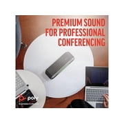 Poly - Sync 40 Smart -Speakerphone (Plantronics) - Flexible Work Spaces - Connect to PC/Mac via Combined USB-A/USB-C -Cable and Smartphones via -Bluetooth - Works with Teams, Zoom & more