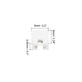 thumbnail image 2 of Unique Bargains 2.54mm Jumper Caps Shunts Short Circuit Connection Pin Blocks, White 200 Pack, 2 of 4
