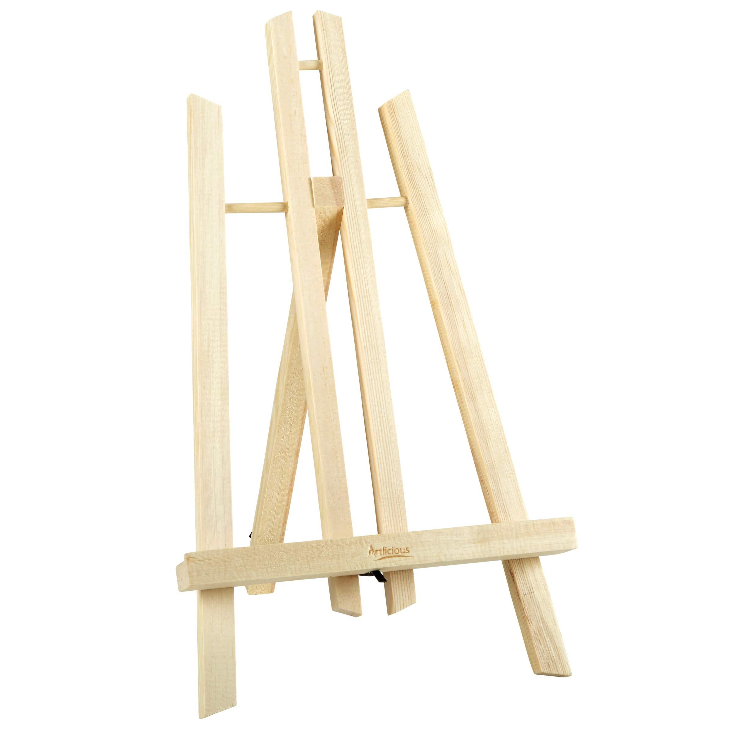 Artlicious 14" A Frame Wooden Easel (14 inch, Wood 1 Easel) 14 inch