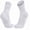 White, variant on Babcutegg Mens Crew Athletic Socks Mid Calf Cotton Breathable Performance Outdoor Cycling Running Socks Black Size Free Size