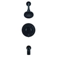 thumbnail image 2 of Danze D511030BSTC Amalfi Tub and Shower Trim and Treysta Cartridge, Satin Black, 2 of 4