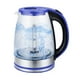 thumbnail image 3 of Hervidor de agua de acero inoxidable de vidrio de borosilicato de alta calidad, hervidor eléctrico de regalo rápido, 3 of 6