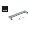 thumbnail image 1 of Depot Eshop, Cabinet Handles, Square Bar Pulls for Cabinets 6-3/4", Stainless Steel, (Set of 10), 1 of 6
