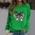 thumbnail image 3 of Funicet Blouses pour Femmes Mode, Blouses pour Femmes, Mode Décontractée Imprimé Col Rond Ample T-Shirt Blouse, Blouses pour Femmes Mode, Hauts à Manches Longues pour Femmes, 3 of 3