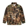 thumbnail image 4 of Uorisanigo Sweatshirt for Kids Fashion Long Sleeve Pullover Crop Tops Soft Girls Half Zip Sweatshirt Oversized Camouflage Deer Hunting Sweatshirts Pullover Jackets Fall Trendy Outerwear, 4 of 7
