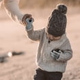 thumbnail image 3 of EvridWear Boy Girl Knit Warm Touchscreen Gloves, Fall Winter Cold Weather (3 Pairs, Gray, Dark Gray, Black, L, 8-14Y), 3 of 10