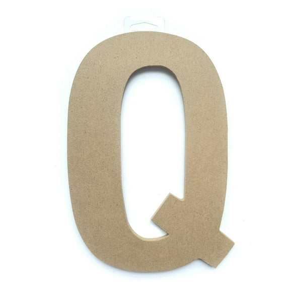 Lettre Q en bois du décor Lerman Lettre Q en bois