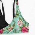 thumbnail image 5 of Gibobby Conjunto de Bikini para Mujer Traje de baño de dos piezas estampado de verano para mujer(Negro,XL), 5 of 5