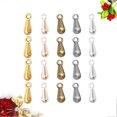 thumbnail image 2 of 1400pcs Mixed DIY Pendant Water Drop Shaped Charms for Bracelet Necklace Jewelry Making DIY Earring Necklace - S Size (Mixed Color), 2 of 4