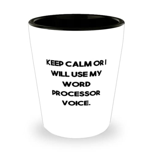 Fancy Word processor Gifts, Keep Calm or I Will Use My Word Processor