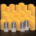 thumbnail image 1 of Set de 24 velas impermeables sin llama para exteriores YOROXRG, 1 of 8