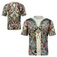 thumbnail image 1 of Camiseta Japonesa De Tatuaje Medio Armadura prajna Impresión Hombres Verano Harajuku Casual De Manga Corta, 1 of 3
