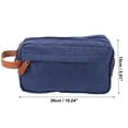 thumbnail image 2 of Unique Bargains Portable Makeup Bag Cosmetic Travel Bag Waterproof Pouch Case Make Up Organizer Bag for Men Blue, 2 of 6