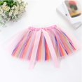 thumbnail image 5 of QTSHPN Ballet Skirt Women Starlight Tutu Dress Party Hair Bow Cute Festive Occasions Fashion Style Skirts for Girl Pink_001 2-4 Years, 5 of 5