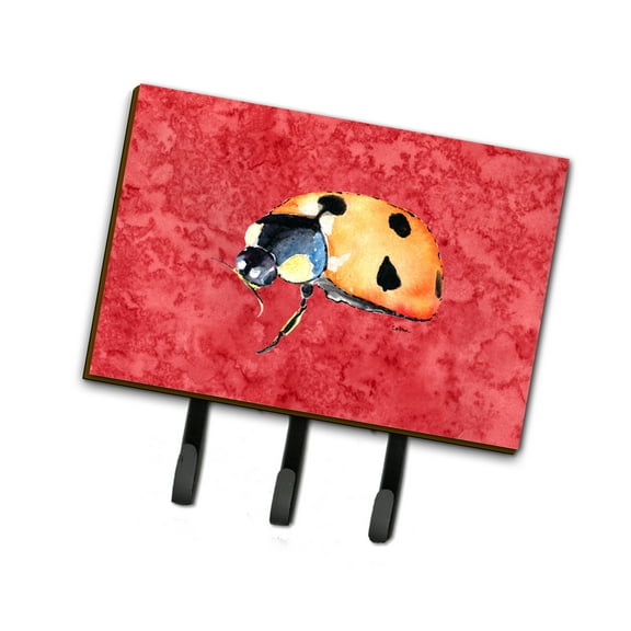 Carolines Treasures 8869TH68 Lady Bug on Red Leash or Key Holder Triple multicolor
