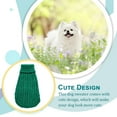 thumbnail image 4 of Greeniant Camisa para cachorros sin hebillas, suéteres para mascotas, dulce regalo, ropa transpirable para cachorros, atuendo, suéter para Ropa para mascotas tinta verde SG, 4 of 6