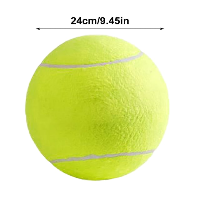 Large Tennis For Dogs Carry A Inflator 2025 New Pet Interactive Training Tennis Toy Funny Outdoor Dog Toy For Large Medium Small Dogs Birthday (9.5 Inch)