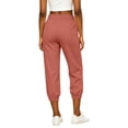thumbnail image 3 of Diufon Linen Capri Pants for Women Summer Casual Elastic High Waist Capris Straight Leg Beach Cropped Pants, 3 of 9