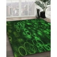 thumbnail image 3 of Ahgly Company Machine Washable Indoor Rectangle Transitional Green Area Rugs, 5' x 8', 3 of 7