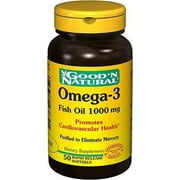 Omega-3 (Natural Fish Oil) 1000 mg Good 'N Natural 50 Softgel
