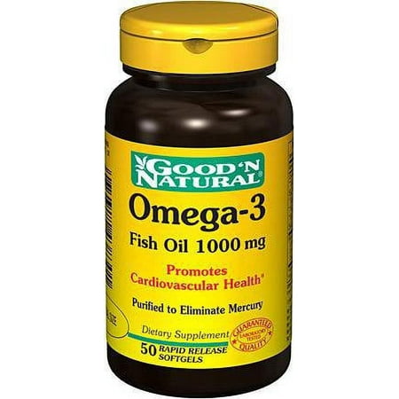 Omega-3 (Natural Fish Oil) 1000 mg Good 'N Natural 50 Softgel