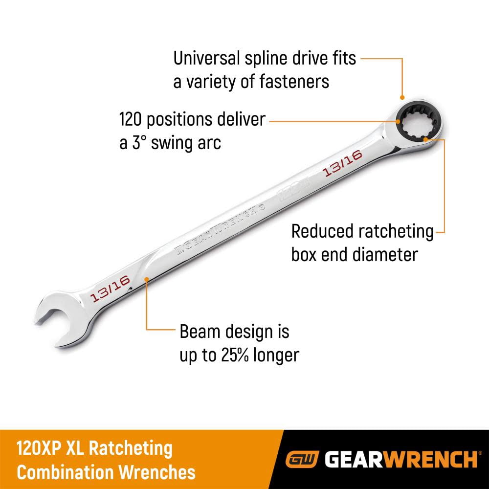 GearWrench 4 Pc. 120XP Universal Spline Metric XL Set