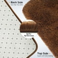 thumbnail image 5 of Lochas Soft Fluffy Rugs Shaggy Area Rug for Bedroom Indoor Modern Carpets,4'X6',Coffee, 5 of 6