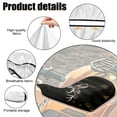 thumbnail image 6 of Renewold Heavy Duty ATV Seat Cover 25.2x10 Inch, Waterproof & UV Resistant Four Wheeler Seat Cover for Yamaha Kodiak, Polaris Scrambler, Can-Am Outlander, Deer Camo American Flag, 6 of 7