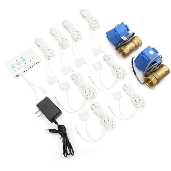 DN25 Valve Sensor, Stable Operation Water Leaking High Accuracy Overflow Protection Detector For Schools For Factories For Hospitals US Plug,EU Plug,UK Plug