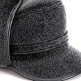 thumbnail image 3 of Sombrero De Bombardero De Piel Sintética Gorro Calentador De Orejeas Para Otoños Invierno gris Yinane Sombrero de bombardero trampero, 3 of 8
