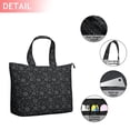 thumbnail image 2 of Black Celestial Symbol Pattern Travel Tote Bags for Women Carry On,Large Weekender Bags for Women Travel,Multi Functional Duffle Bag for Work,Shopping,Sports, 2 of 5