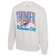 thumbnail image 2 of Unisex Stadium Essentials Oatmeal Oklahoma City Thunder Sky High Fleece Sweatshirt, 2 of 4