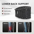 thumbnail image 4 of Decompression Back Belt Spinal Air Traction Belt Back Support and Lumbar Traction Belt Promote Lumbar Blood Circulation, 4 of 6
