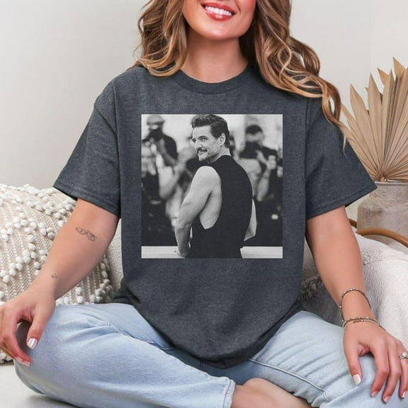 Pedro Pascal Fan Men’s And Women’s Graphic Tee 100% Cotton by TBun, Full Sizes S-5XL