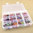 thumbnail image 3 of Anvazise 12 Grids Transparent Compartment Parts DIY Display Box Case Storage Container, 3 of 12