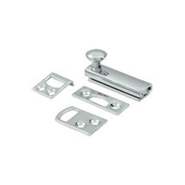 Deltana 2SBCS26 Boulon de Surface Robuste de 2 Po avec Vis Dissimulée - Chromé Brillant - Solide