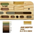 thumbnail image 4 of Yes4All Premium Wooden Climbing Fingerboard, Natural Color, 4 of 7