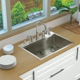 thumbnail image 3 of Transolid Kwsst302210-5 30" Drop In Single Basin Stainless Steel Kitchen Sink - Stainless, 3 of 14