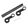 thumbnail image 1 of Extensión de soporte de manillar para linterna, luz de bicicleta negra y soporte para velocímetro, 1 of 8