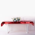 thumbnail image 6 of Efavormart 40"x90" Red Metallic Foil Rectangle Tablecloth, Disposable Table Cover for Wedding, Baby Showers, Birthday, Party, Banquet, Table Decorations, 6 of 11