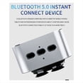 thumbnail image 2 of Altavoz Bluetooth de Conducción Ósea con Radio FM, Altavoces de Audio Resonantes, Altavoz Estéreo Inalámbrico, Color Negro., 2 of 5