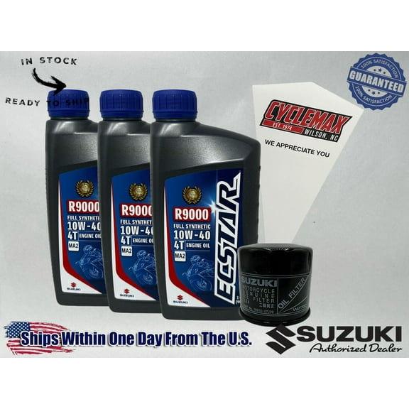 Cyclemax FS Ecstar R9000 Oil Change Kit fits 2011-2024 Suzuki GSX-R750