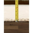 thumbnail image 6 of Pasargad Home Edgy 12' x 15' Hand-Tufted Silk and Wool Ivory Rug, For Indoor Space and all Age of Group, 6 of 6