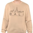 thumbnail image 2 of Skyline Bali Sweatshirt Unisex 2X-Large Sand, 2 of 5