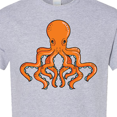 thumbnail image 4 of Inktastic Orange Octopus T-Shirt, 4 of 5