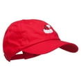 thumbnail image 5 of Christmas Hat Embroidered Unstructured Cap - Red OSFM, 5 of 5