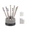 9 Pieces Magnetic Flathead And Phillips Micro Precision Head Small Screwdriver Set Crv Eyeglasses Watches Electronics Computer Tools Repair Kit