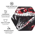 thumbnail image 4 of Pofeuu Fierce Red Viper Graphic Art Print Leather Coasters Set of 6, Round Cups Mugs Mat Pad for Home Kitchen Heat Resistant Drink Coasters,Hexagon, 4 of 7