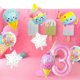 thumbnail image 4 of Set de globos PRELITER Pink Ice Cream para fiesta de tercer cumpleaños, 4 of 7